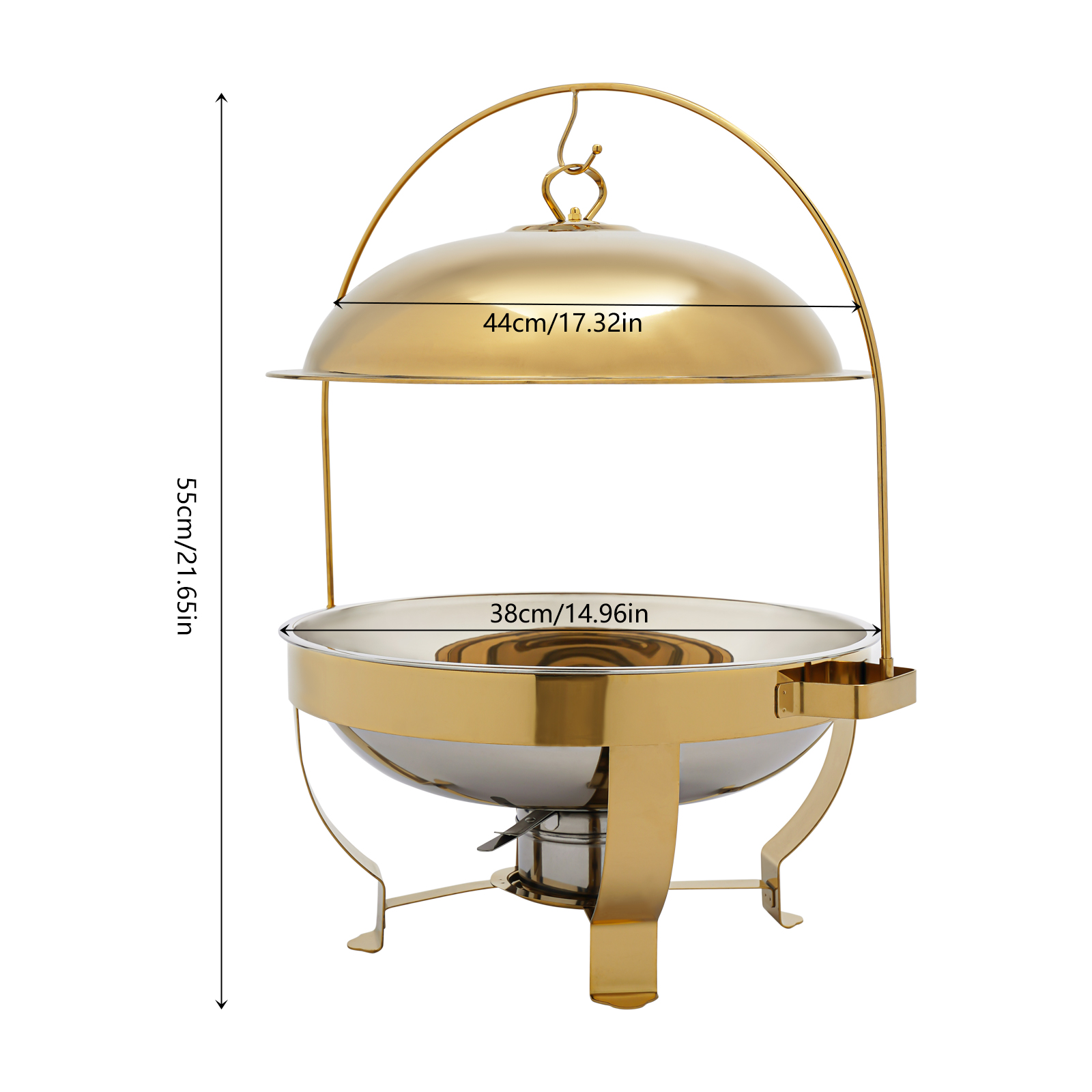 8L Gold Chafing Dish Buffet Se - Kitchen Appliances Set 리뷰 및 가격