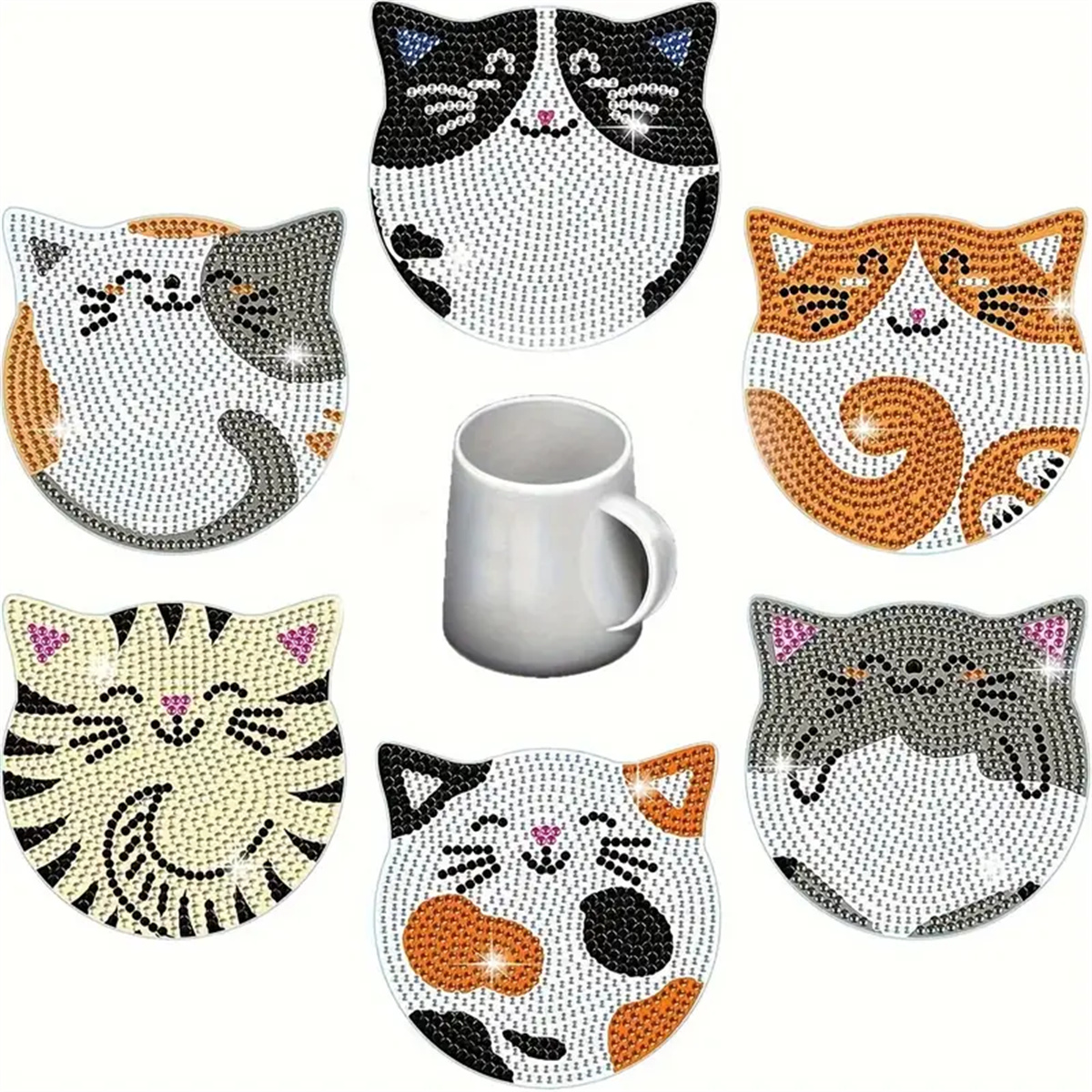 6 Pieces/set DIY Cat Rhineston - Kitchen Appliances Set 리뷰 및 가격
