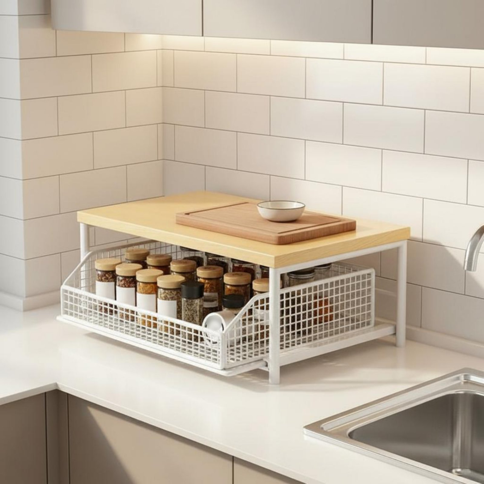 2-Tier Kitchen Counter Rack Ve - Kitchen Appliances In 리뷰 및 가격