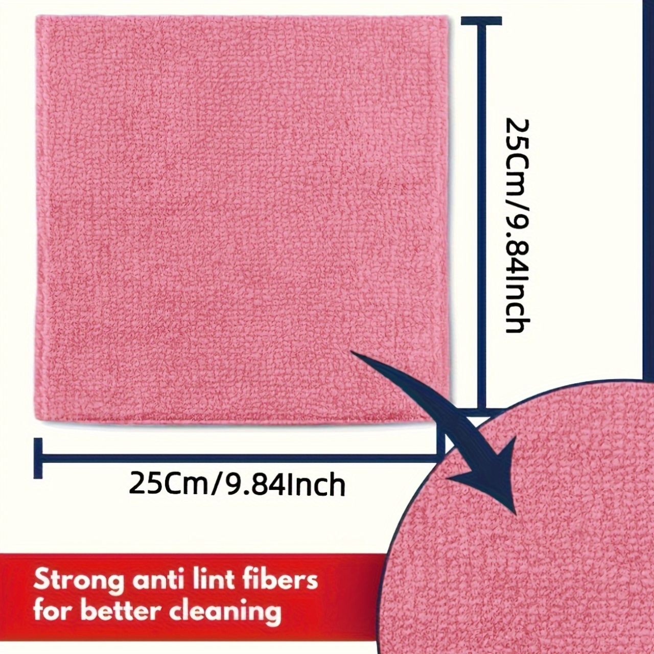 1-50Pcs Light Pink Microfiber  - Kitchen Appliances Set 리뷰 및 가격