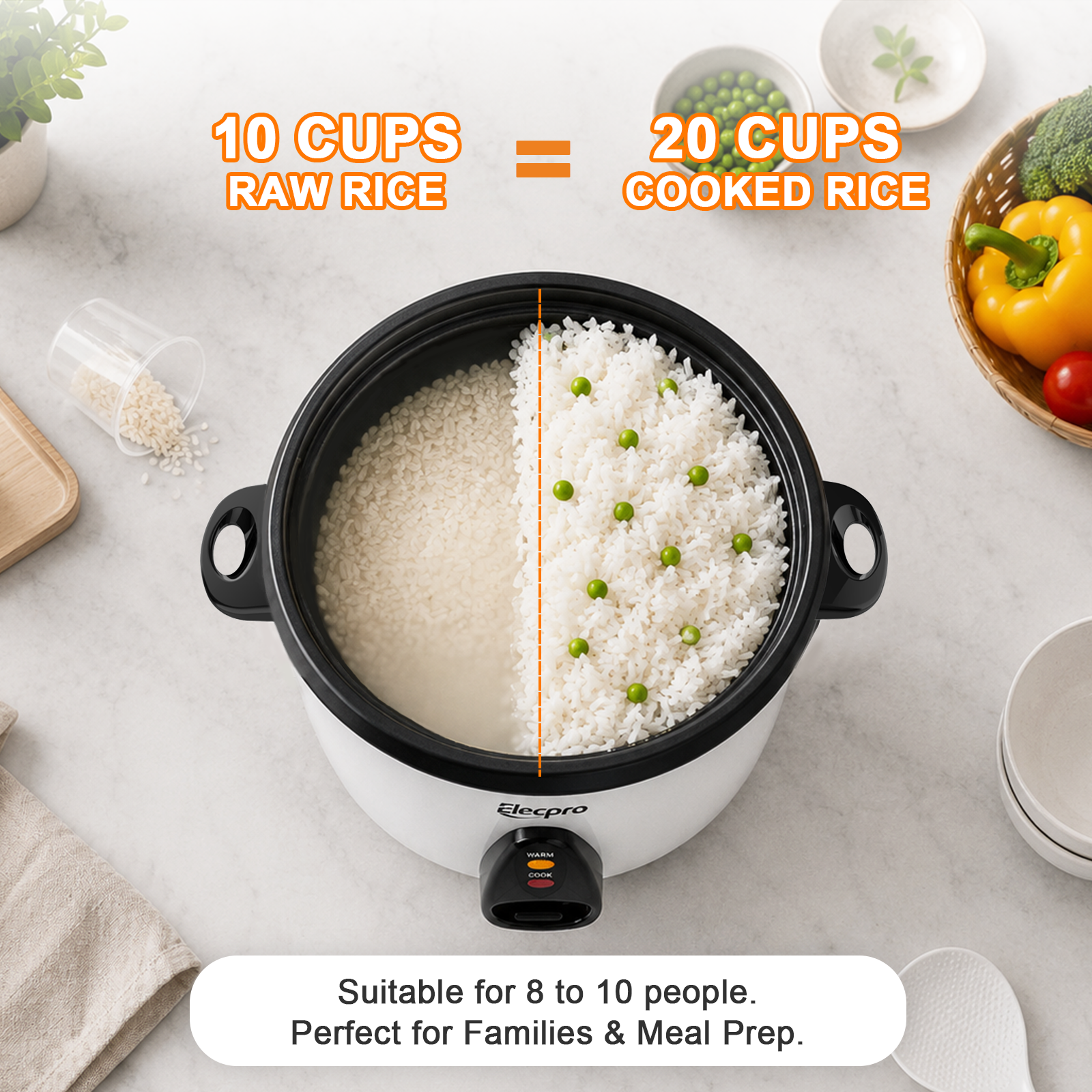 Elecpro 10-Cup Multifunction R - Rice Cooker 10 Cup 리뷰 및 가격