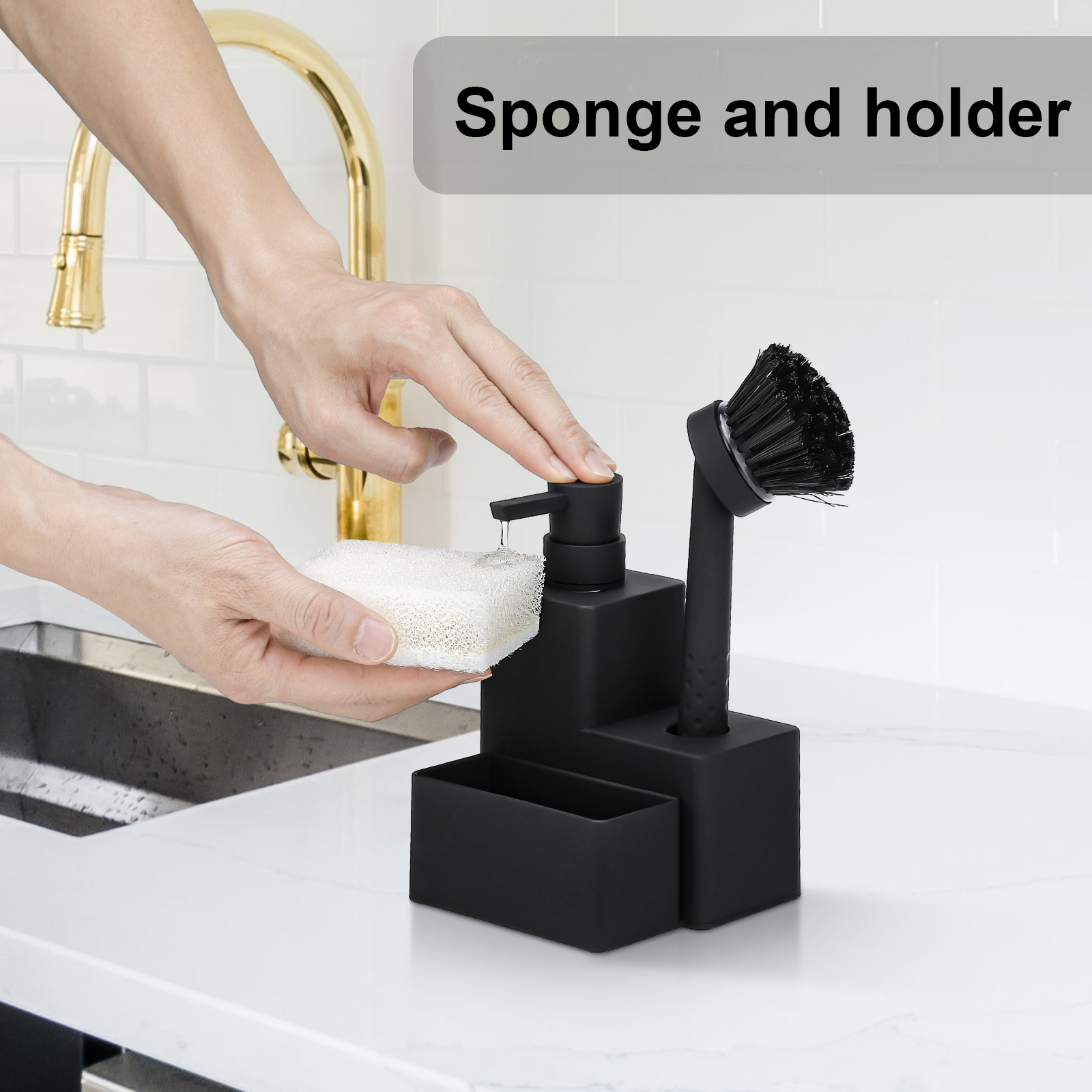 Modern Square Dish Soap Dispen - Kitchen Appliances Set 리뷰 및 가격