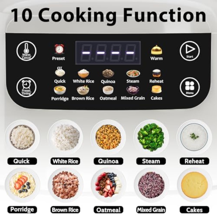 Portable 6-Cup Digital Rice Co - Rice Cooker 10 Cup 리뷰 및 가격
